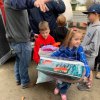 Even kids wanted to help as Shaw's delivered blankets to Lemoore Christian Aid.